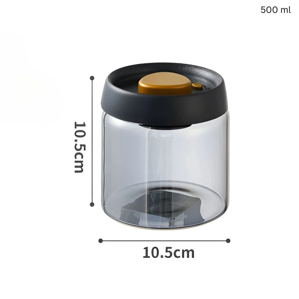 AromaGuard luchtdichte glazen koffiebus