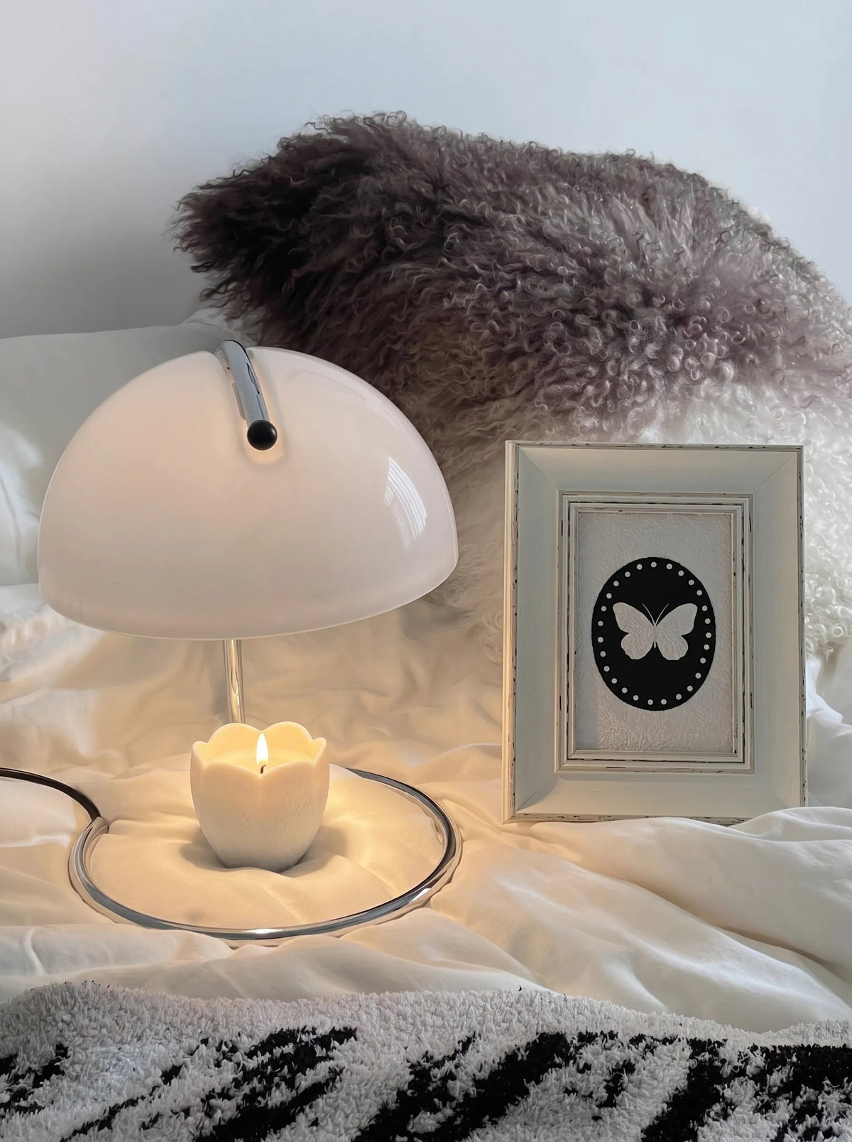 LumiWarm halfronde kaarslamp