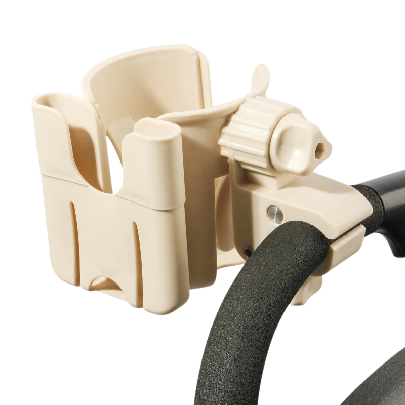 FeedMate 2-in-1 kinderwagen bekerhouder met telefoonvak