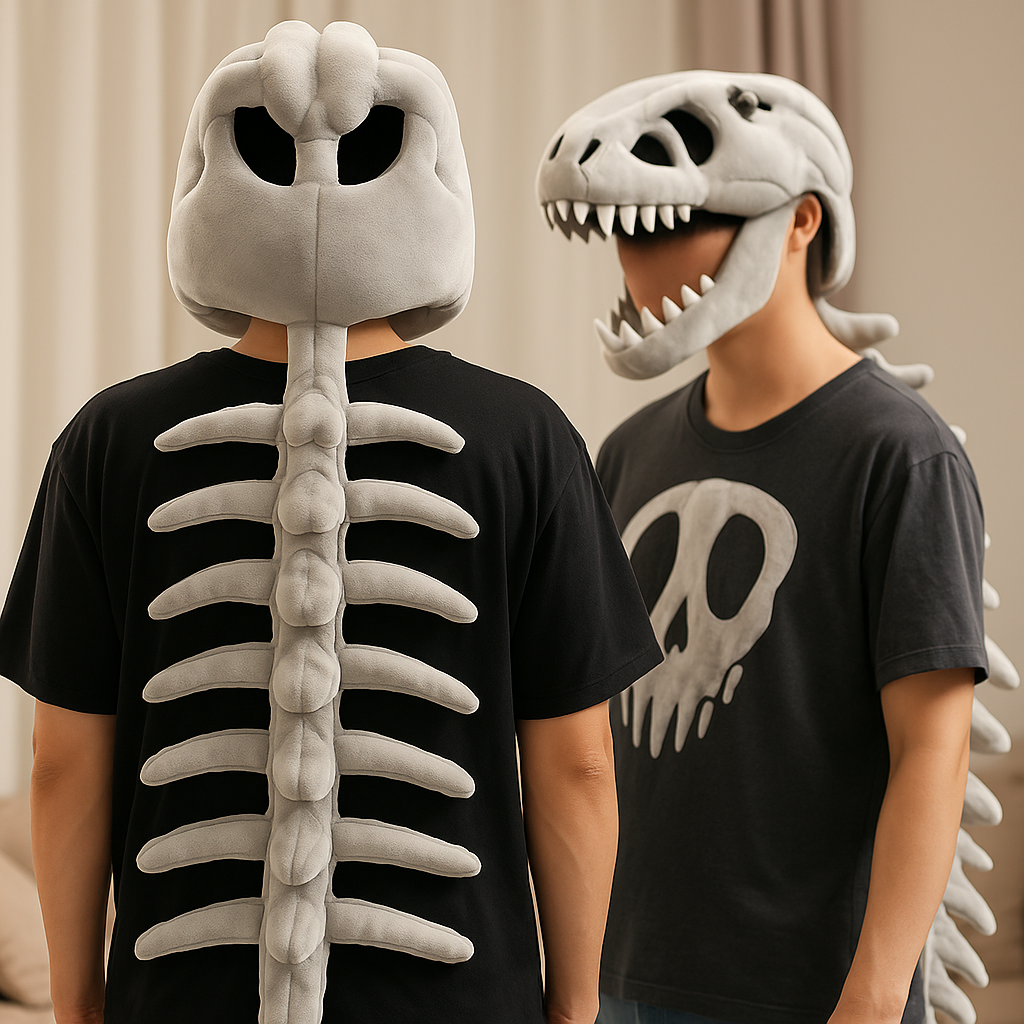 Dino Skelet Kostuum voor Kinderen