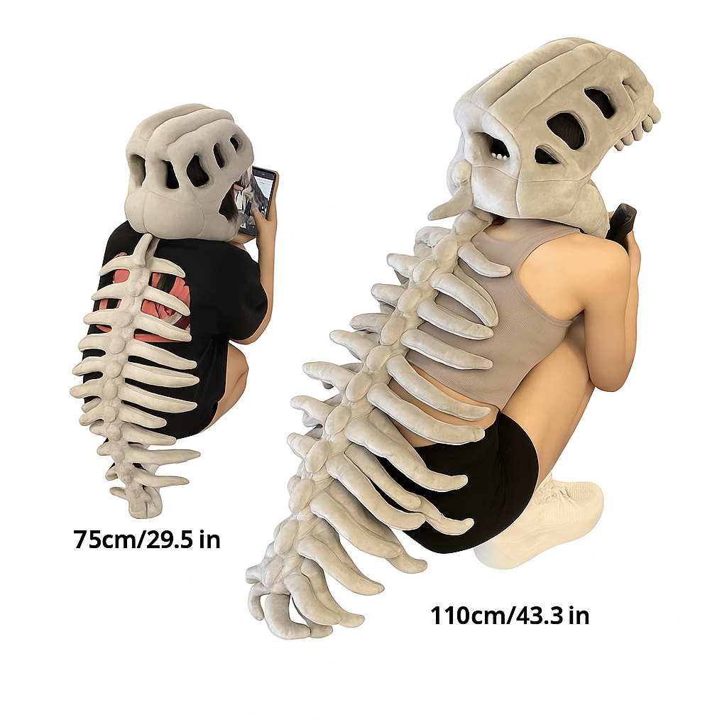 Dino Skelet Kostuum voor Kinderen