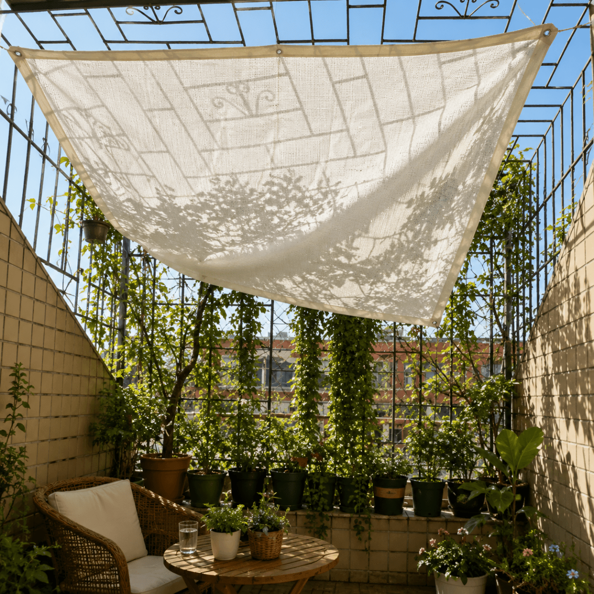 Universeel schaduwdoek voor tuin en balkon