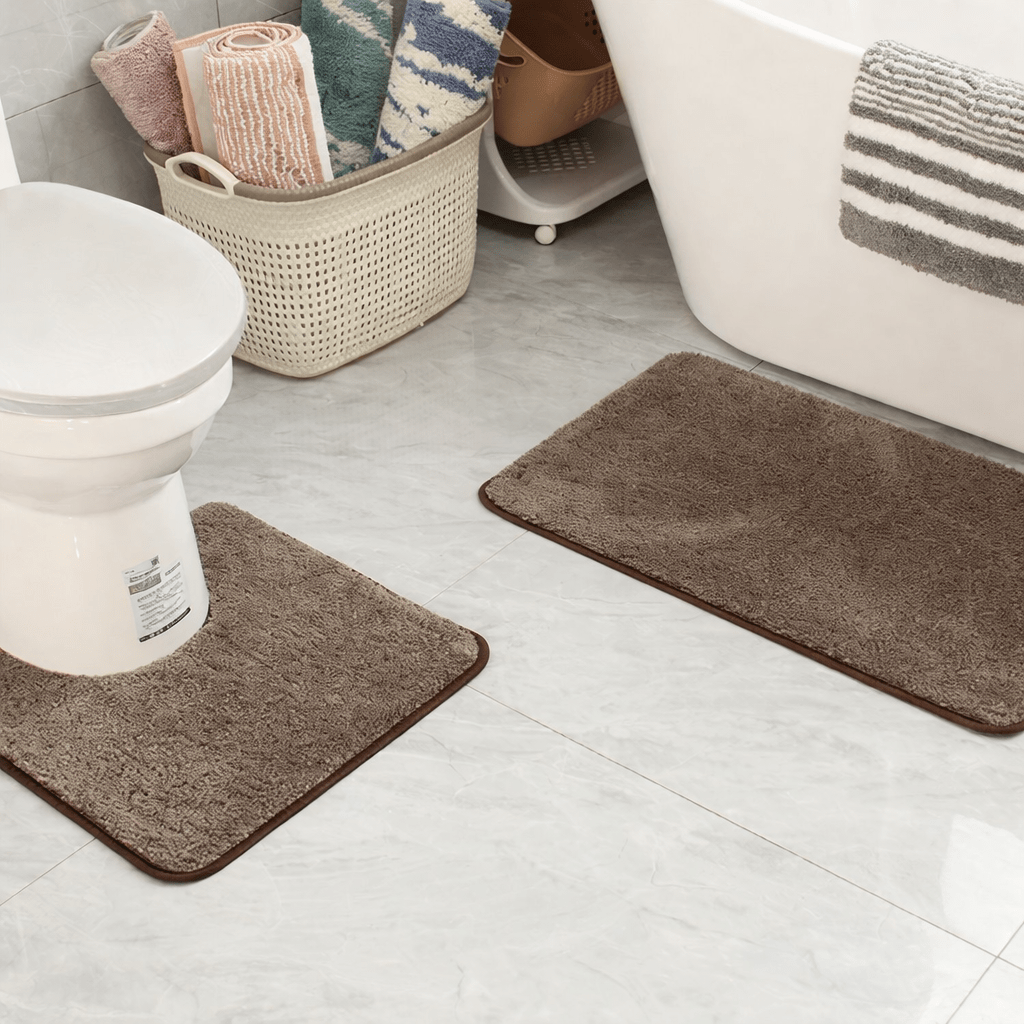 Pluche microvezel badmat