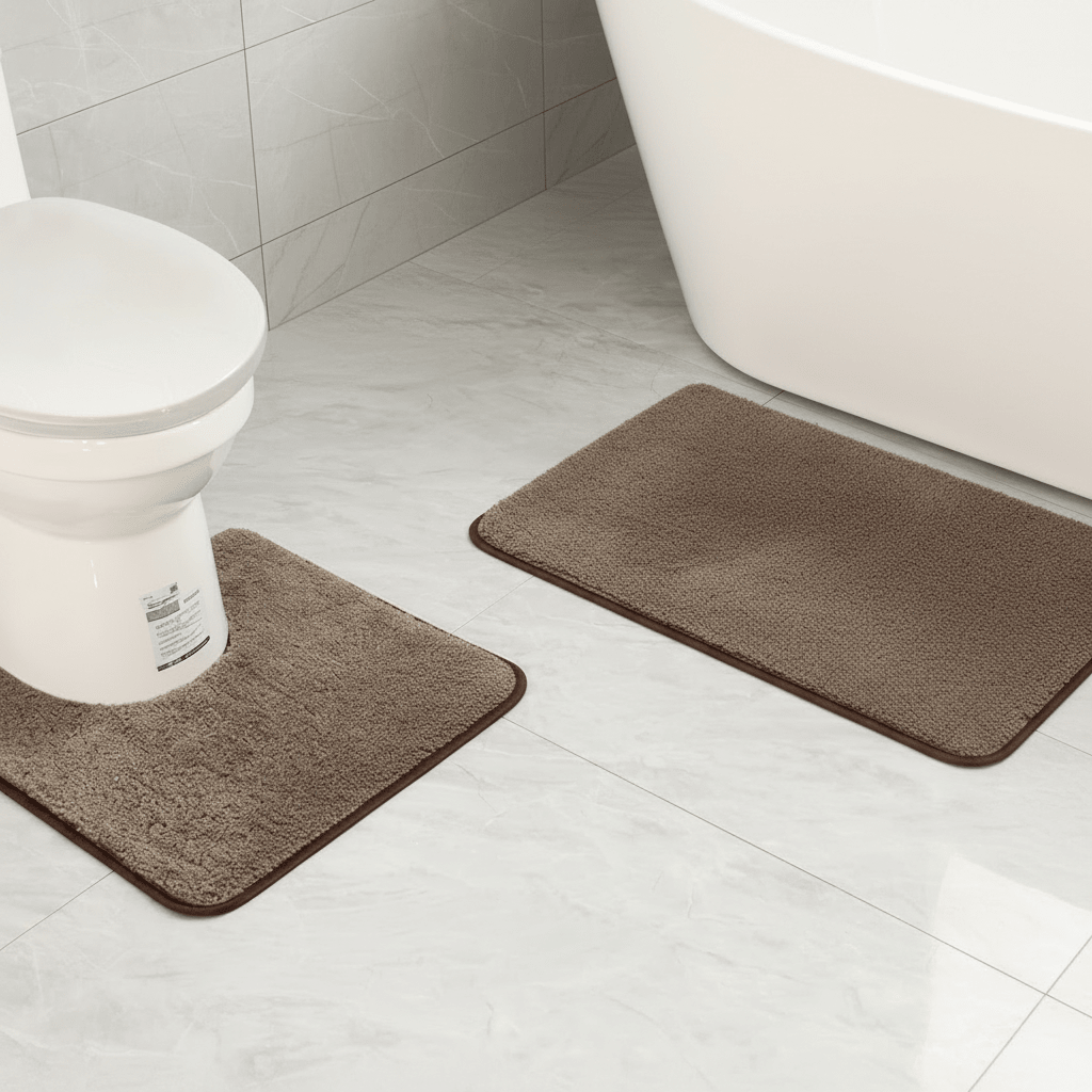 Pluche microvezel badmat