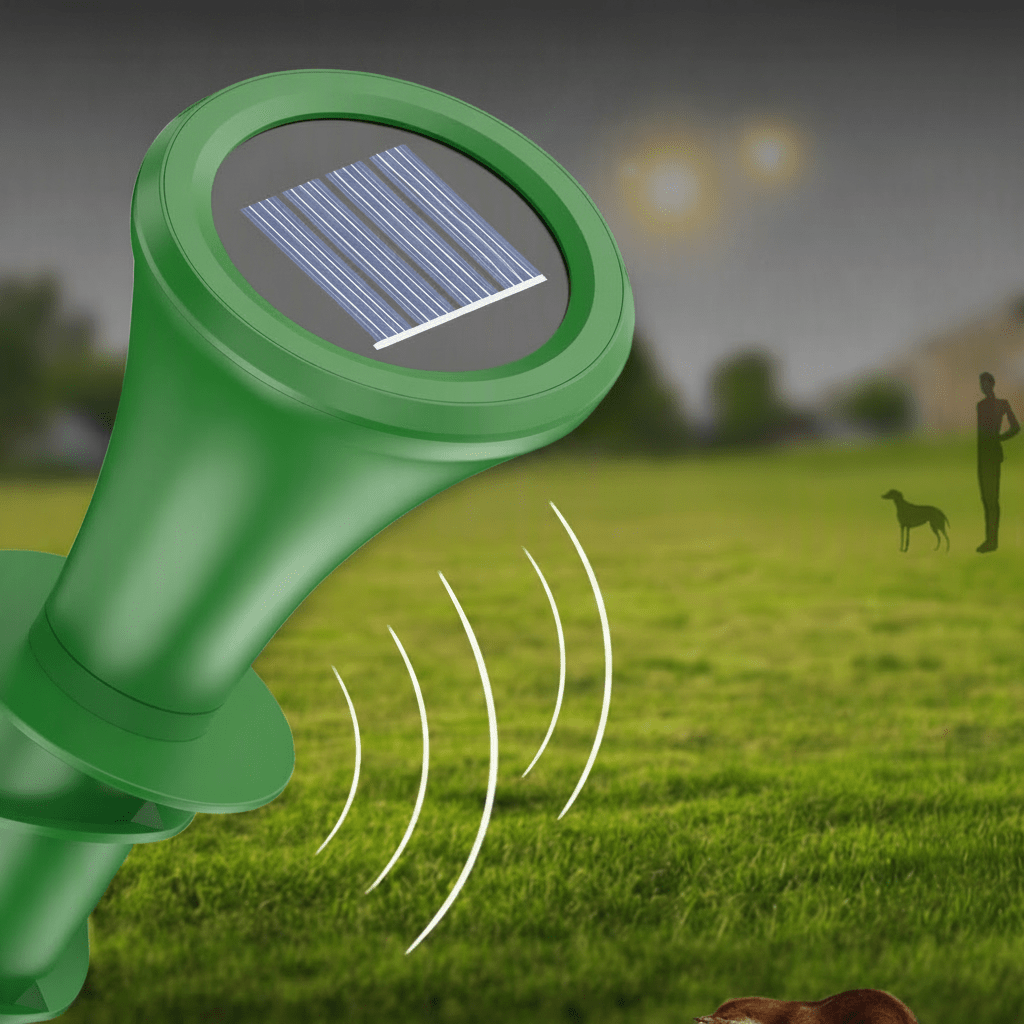 Solar Maulwurfschreck met vibratie