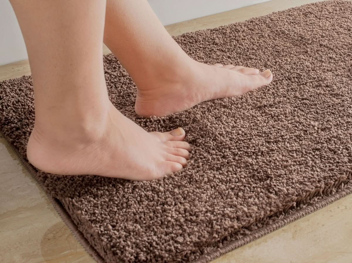Zachte microvezel badmat
