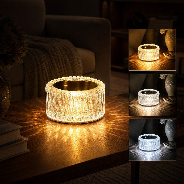 Kristallen Diamant Tafellamp