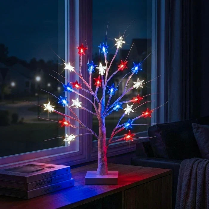 Berkenboom decoratieve tafellamp