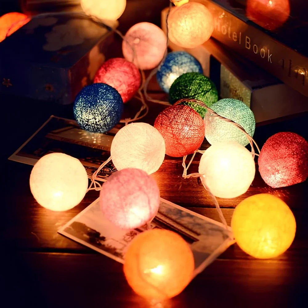 LED Lichtgirlande met Bollen Sfeerverlichting String