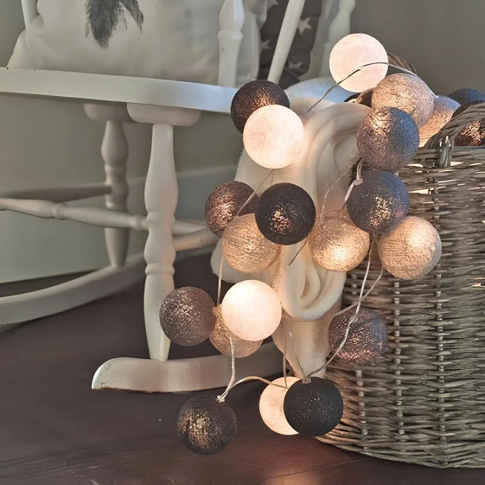 LED Lichtgirlande met Bollen Sfeerverlichting String