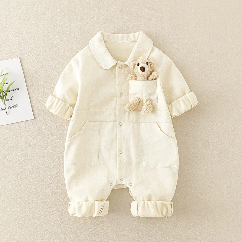 Baby denim jumpsuit