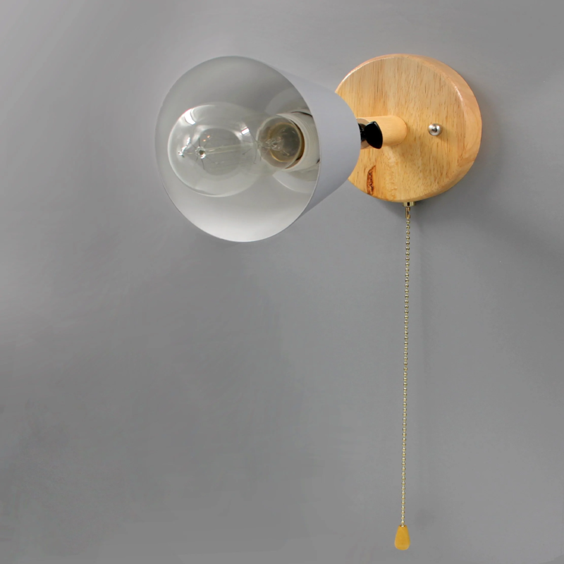 Devon wandlamp met trekschakelaar