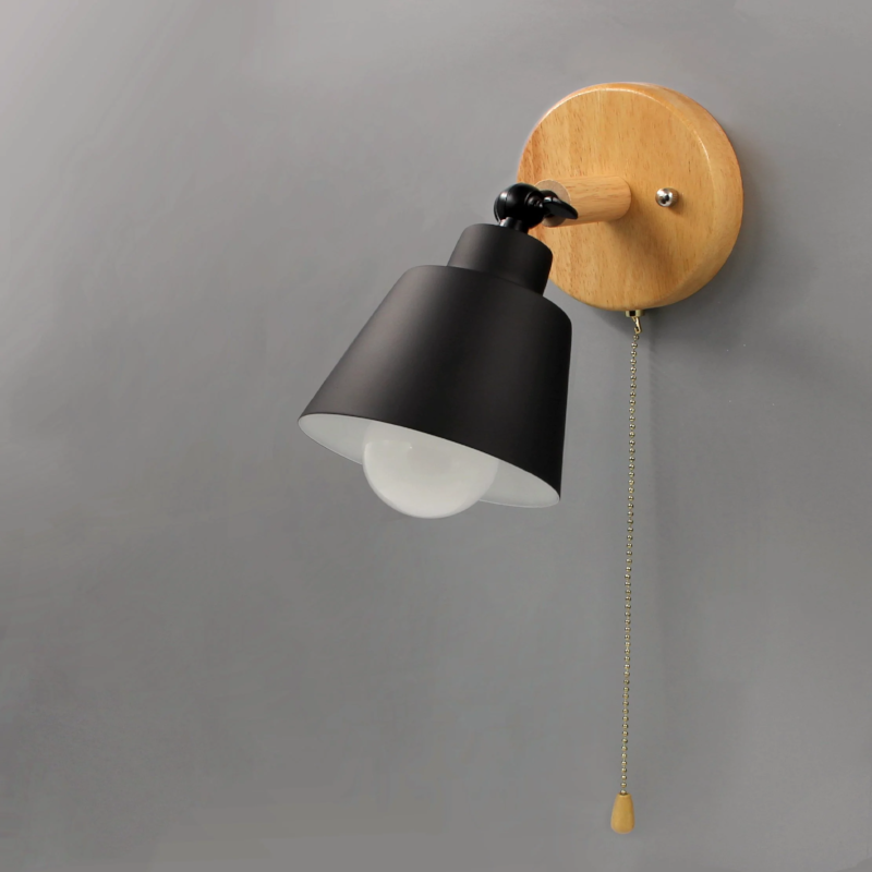 Devon wandlamp met trekschakelaar