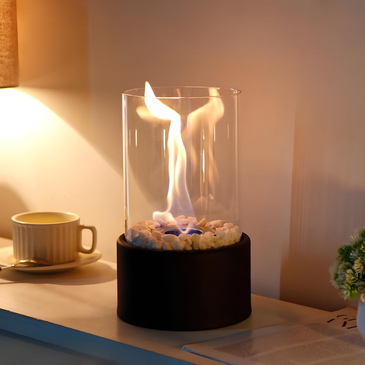 Elegante Glazen Olielamp