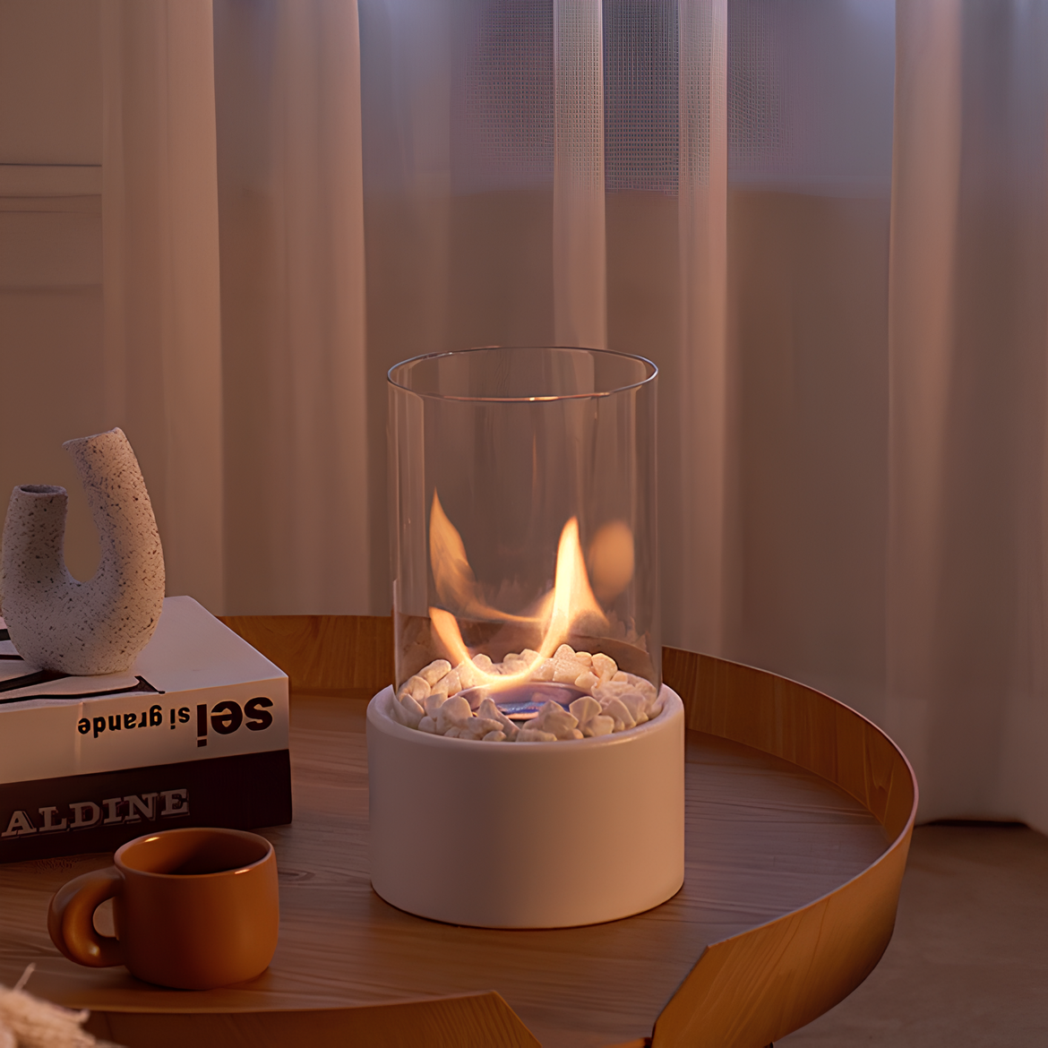 Elegante Glazen Olielamp