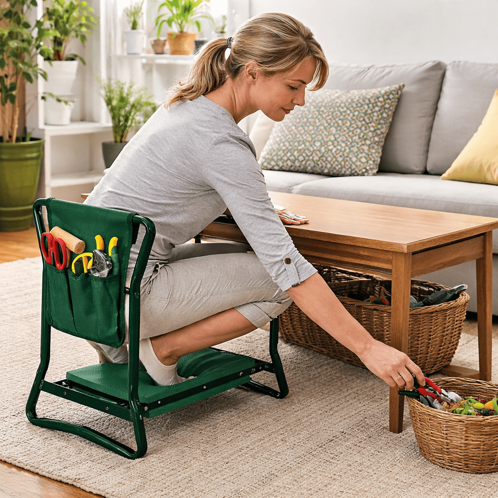 Ergonomische 2-in-1 Tuinknieler En -Zitbank