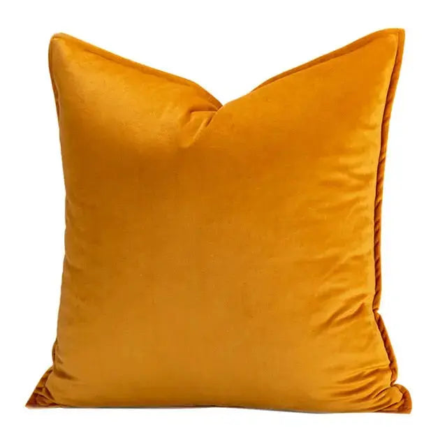 Luxe Fluwelen Kussenhoes Met Flanellen Rand