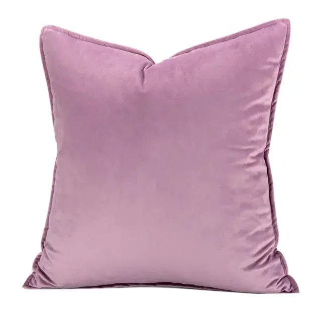 Luxe Fluwelen Kussenhoes Met Flanellen Rand