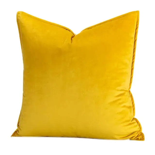 Luxe Fluwelen Kussenhoes Met Flanellen Rand