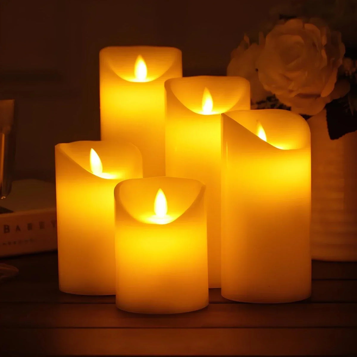 LumiFlame Flakkerende Ledkaarsen