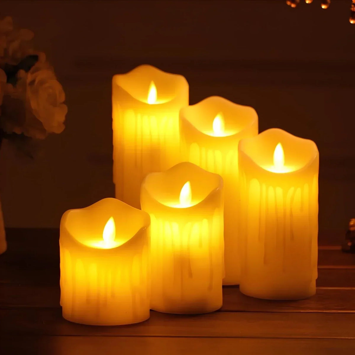 LumiFlame Flakkerende Ledkaarsen