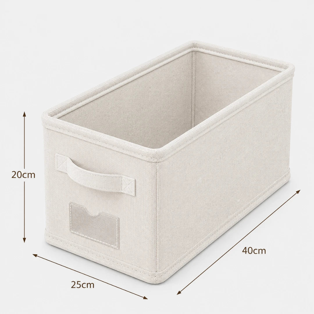 Opvouwbare linnen lade-organizer