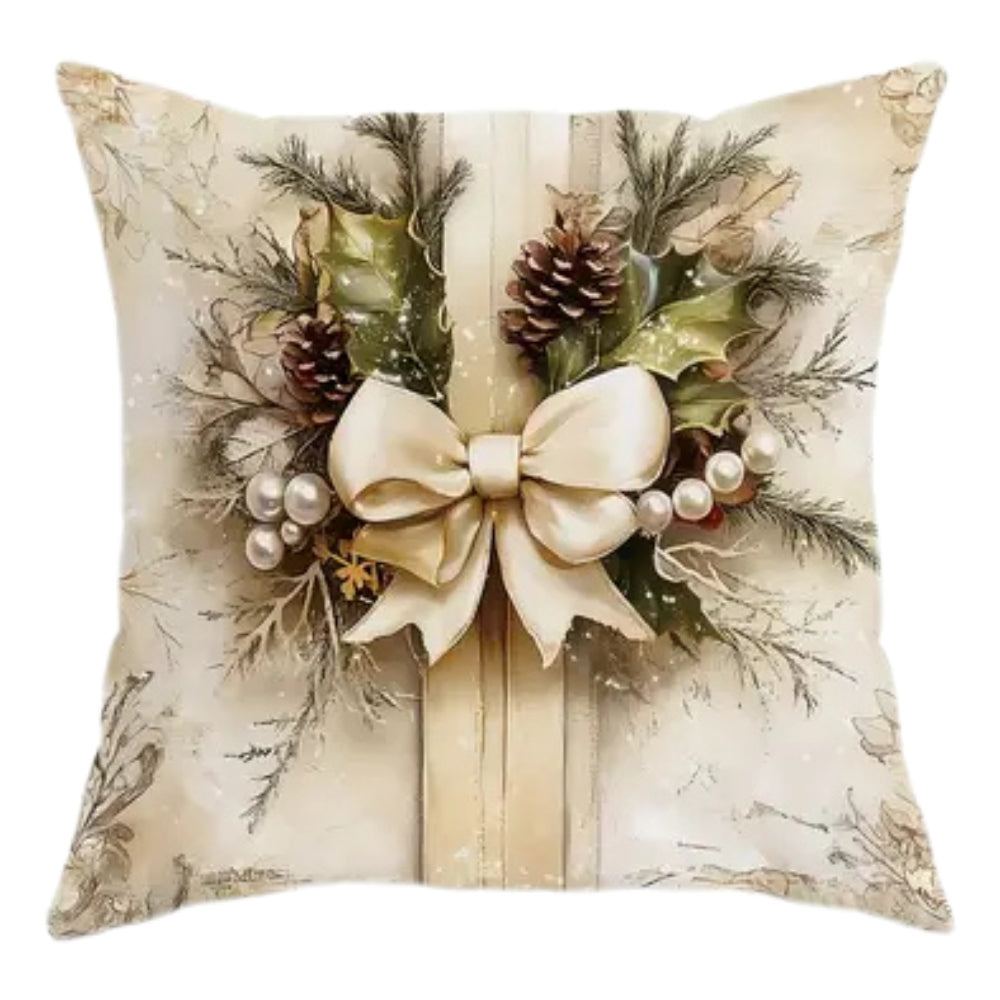 Fluwelen Kerst Kussenhoes