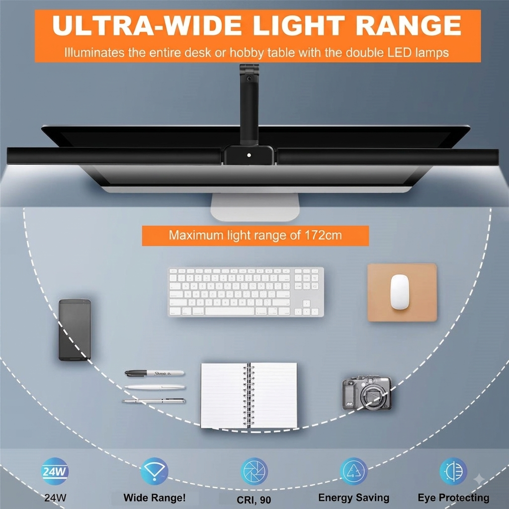 Dimbare LED Bureaulamp