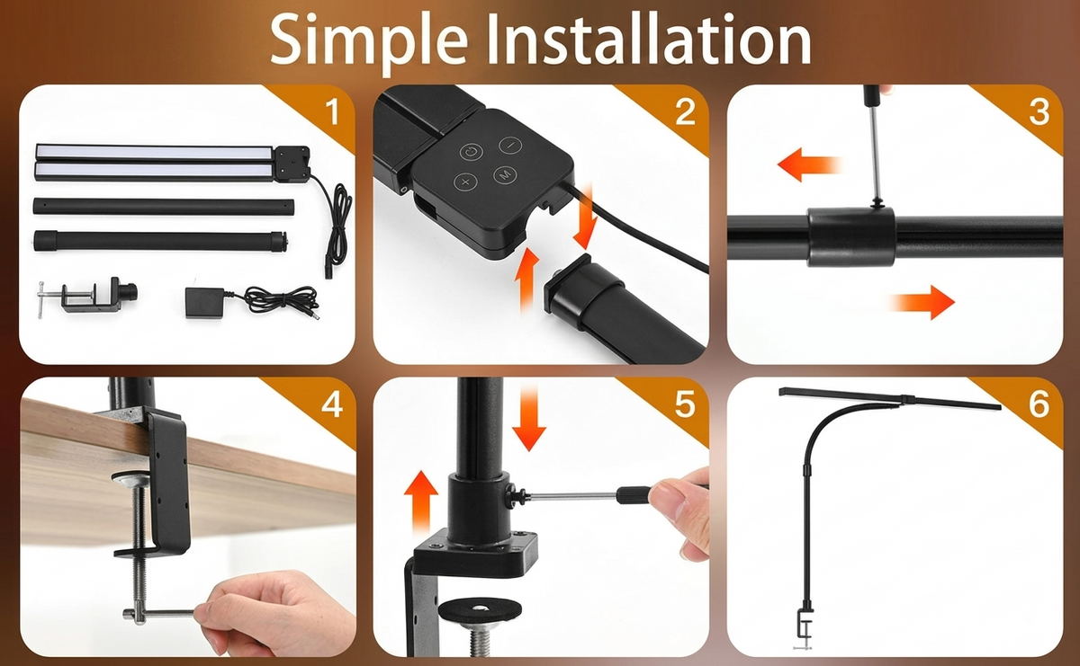 Dimbare LED Bureaulamp