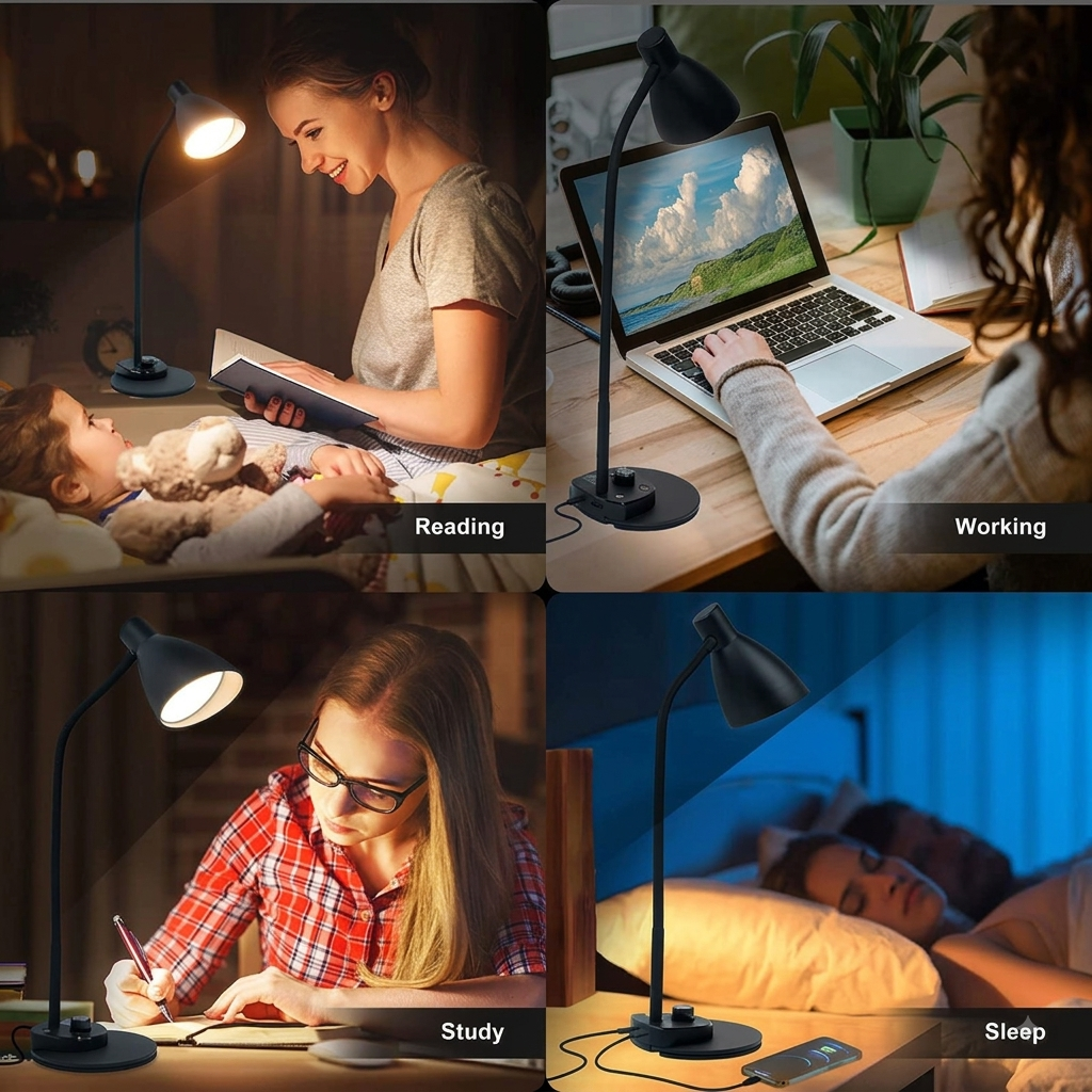 Dimbare Dubbele LED Bureaulamp