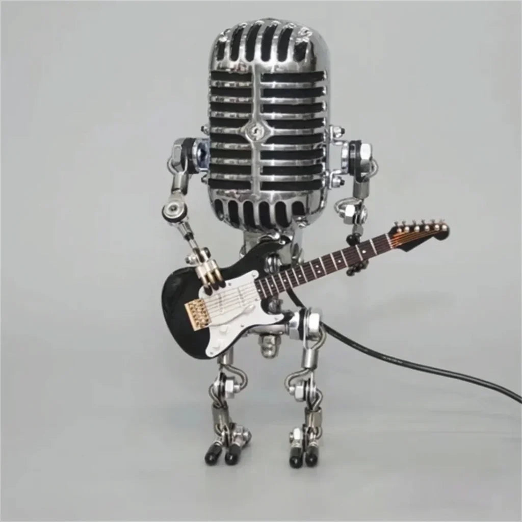 Robot Tafellamp met Gitaar