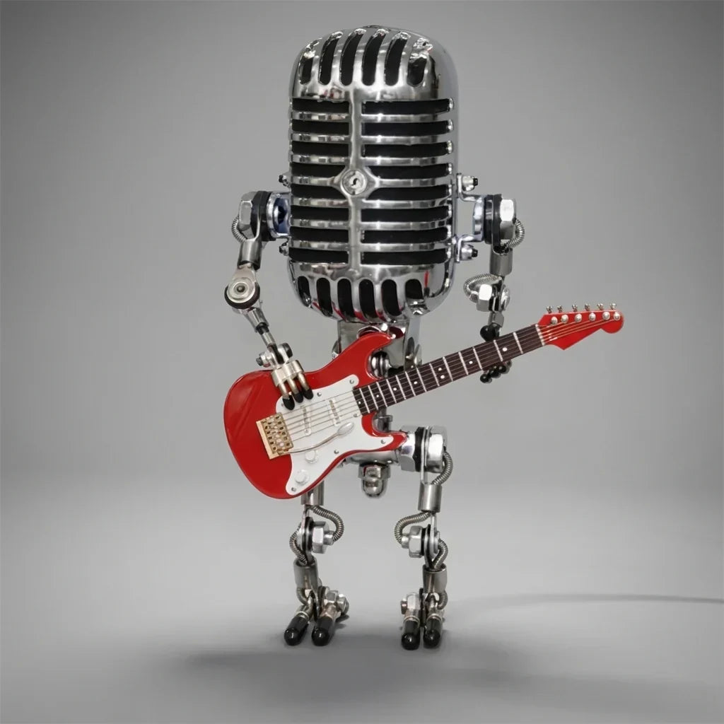 Robot Tafellamp met Gitaar