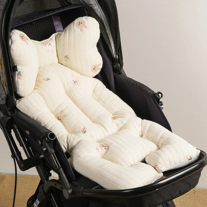 Mousseline Katoenen Kinderwagenkussen