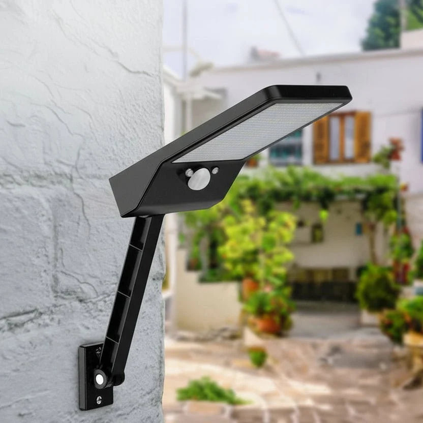 Solar LED-buitenlamp met bewegingssensor