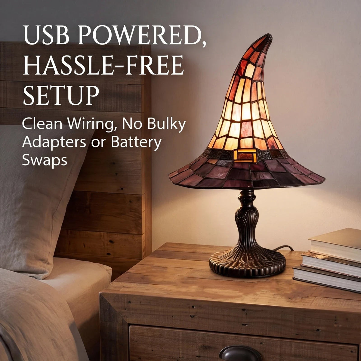 LuminaWitch usb-tafellamp