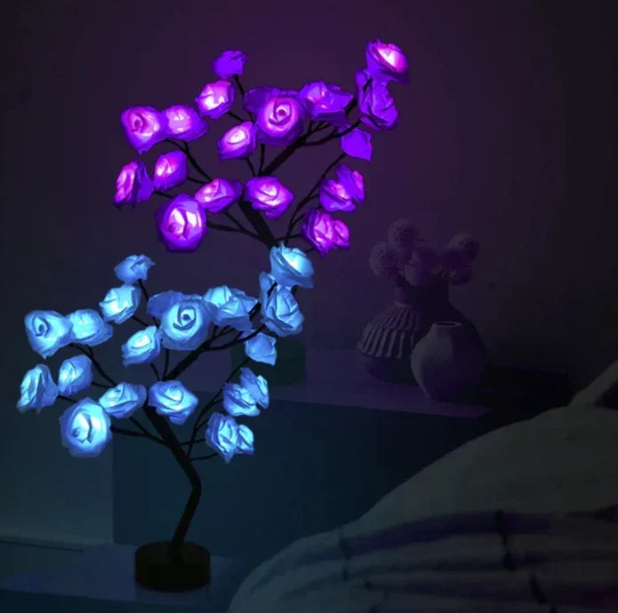 Rozenlamp met Led-verlichting