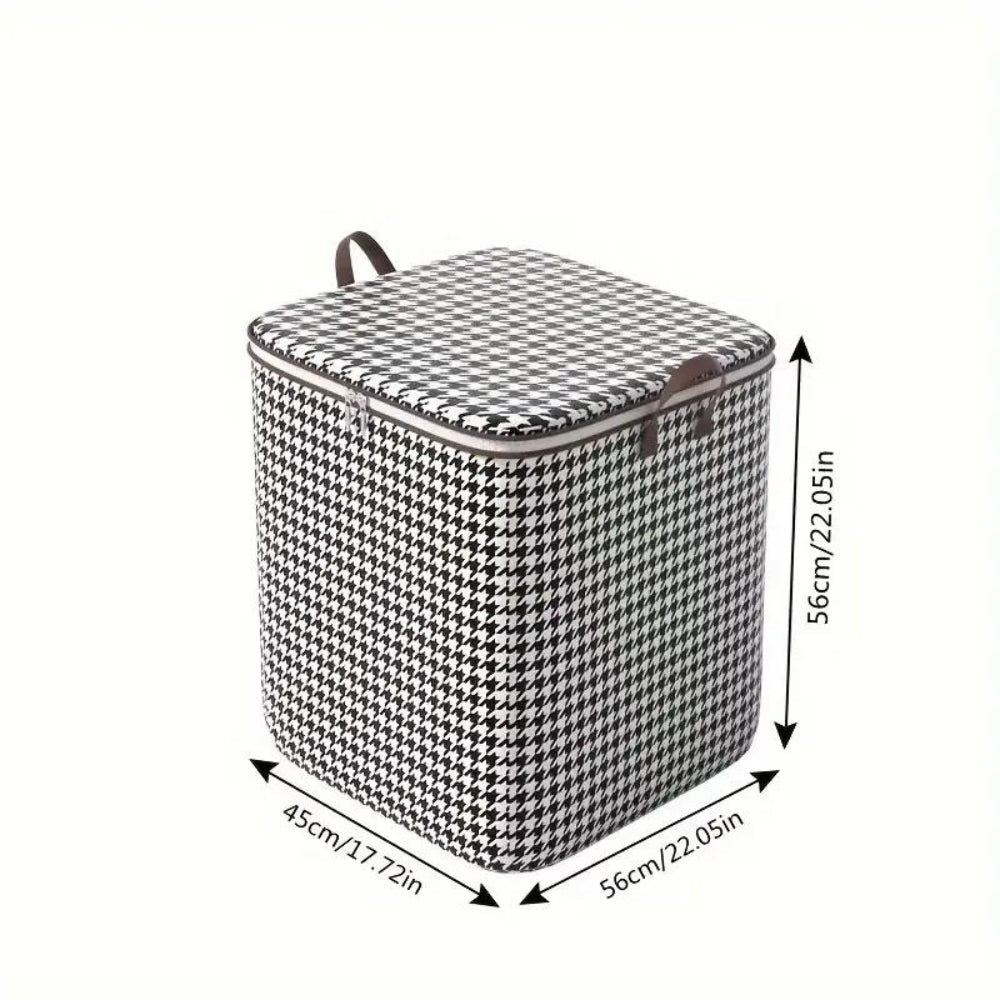 Haven opvouwbare houndstooth opbergdoos