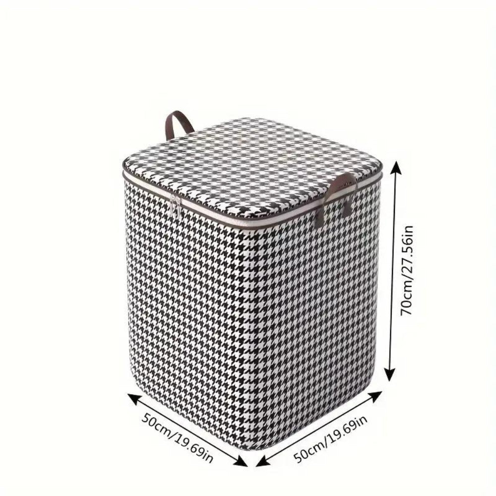 Haven opvouwbare houndstooth opbergdoos