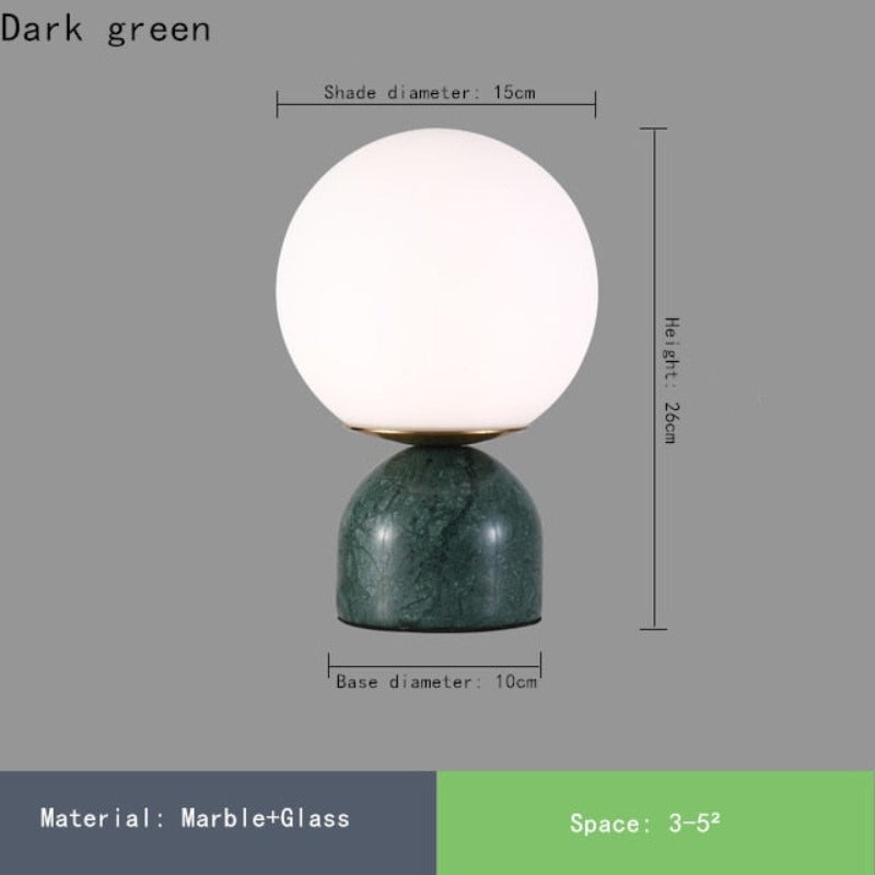 Marbela luxe marmeren tafellamp