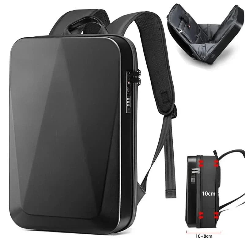 Uitbreidbare anti-diefstal laptoprugzak met USB-poort