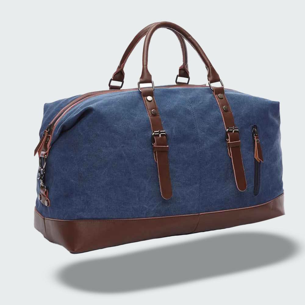 Leren Canvas Weekendtas voor Heren