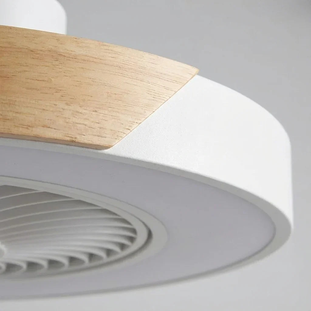Plafondventilator met LED-lamp en afstandsbediening