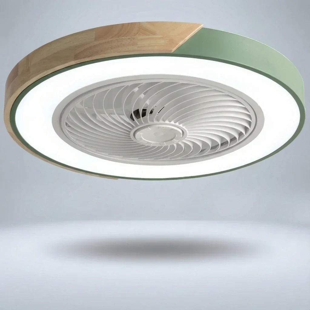 Plafondventilator met LED-lamp en afstandsbediening
