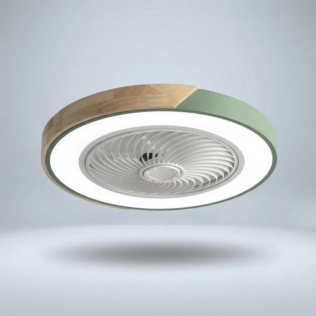 Plafondventilator met LED-lamp en afstandsbediening