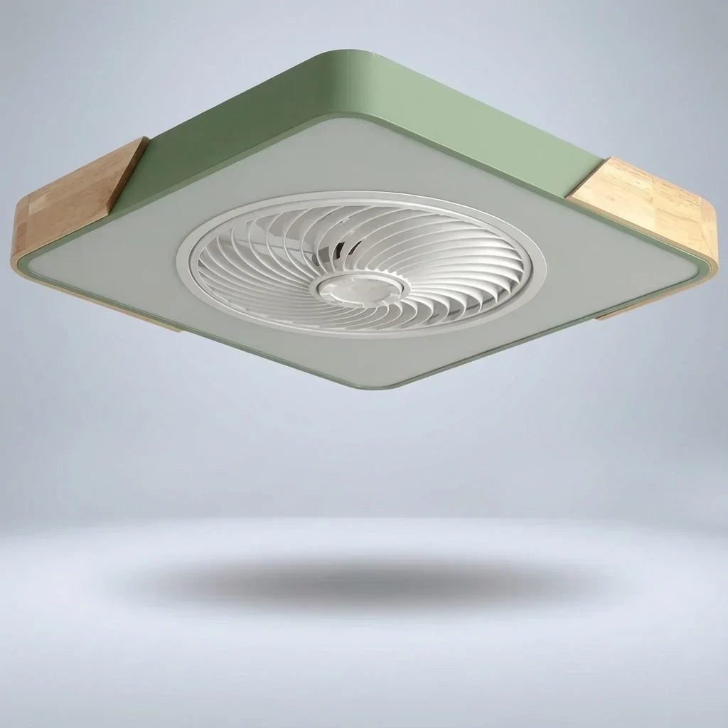 Plafondventilator met LED-lamp en afstandsbediening