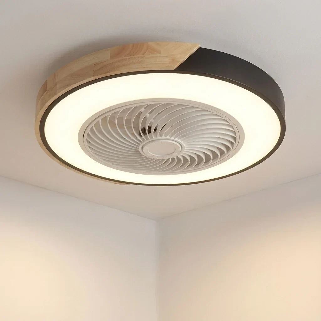 Plafondventilator met LED-lamp en afstandsbediening