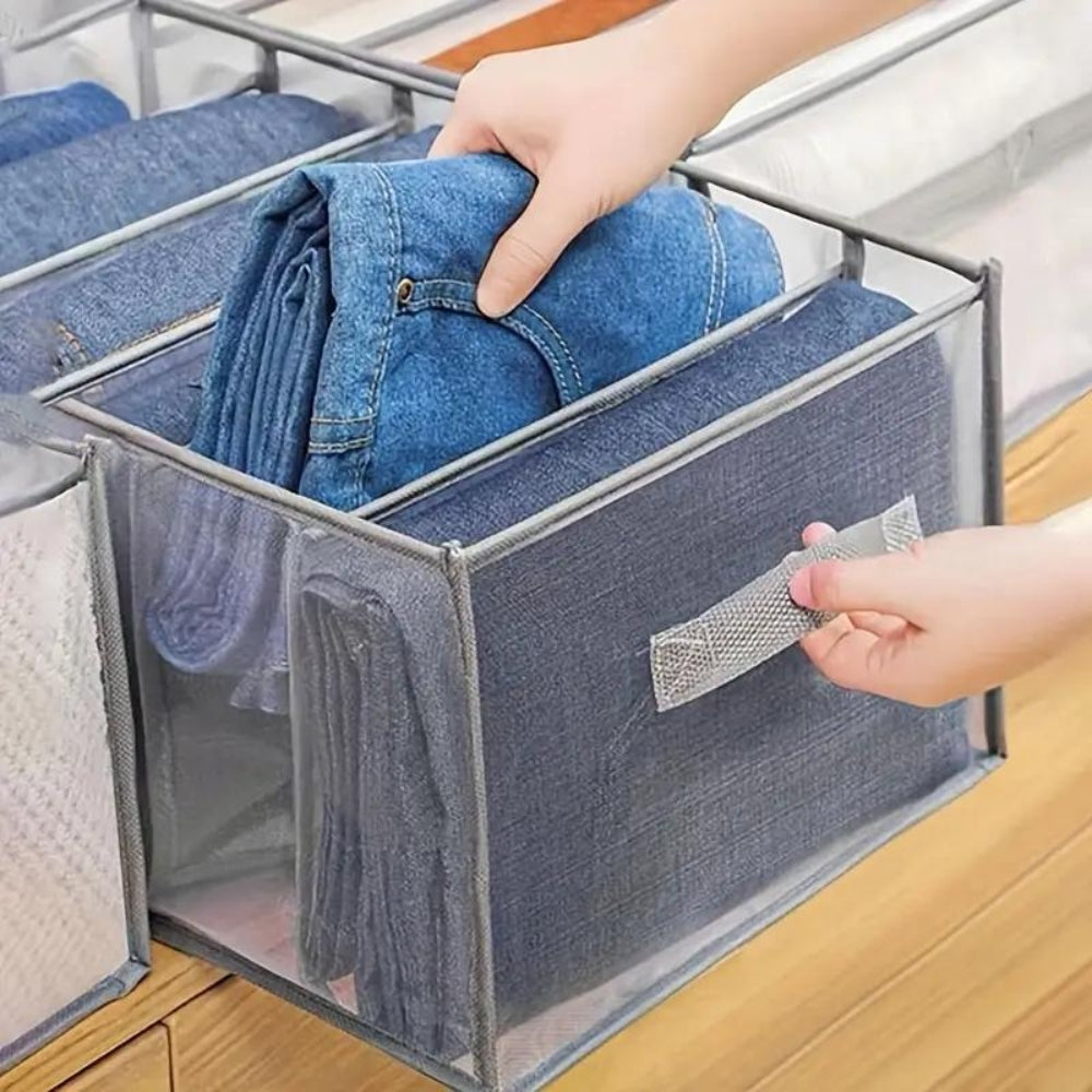 Opvouwbare kledingkast organizer met 7 vakken