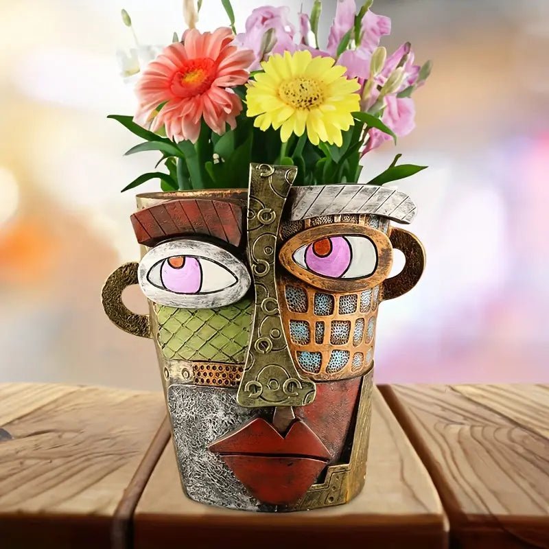 Artistieke Picasso plantenpot voor binnen en buiten