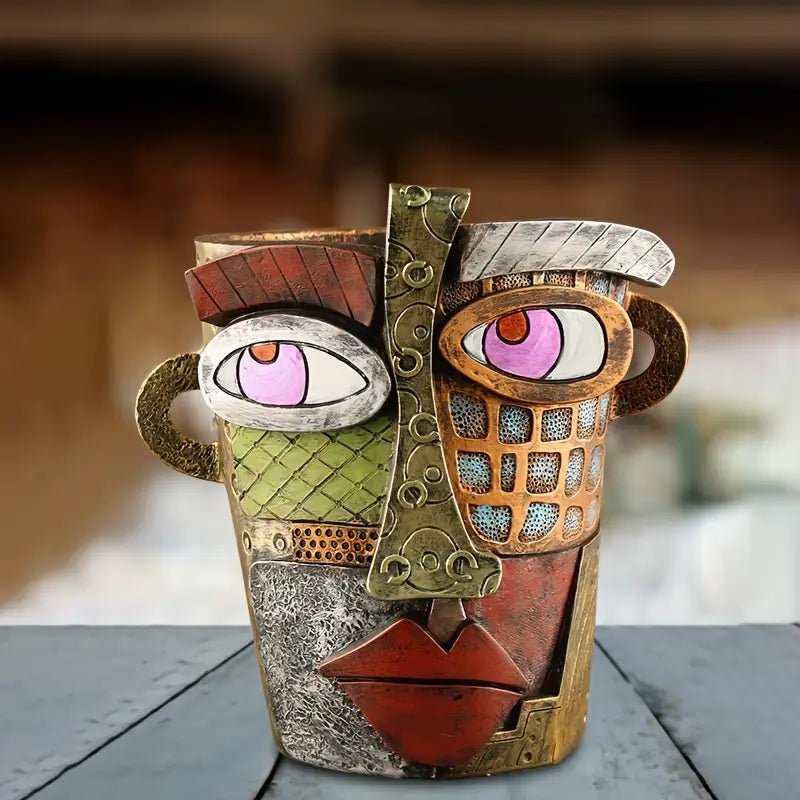 Artistieke Picasso plantenpot voor binnen en buiten