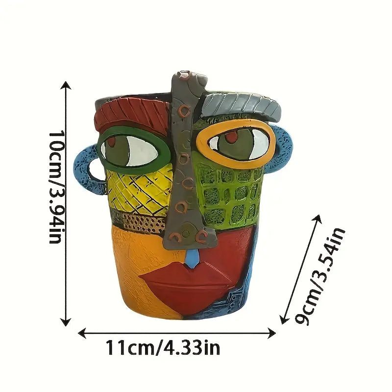 Artistieke Picasso plantenpot voor binnen en buiten